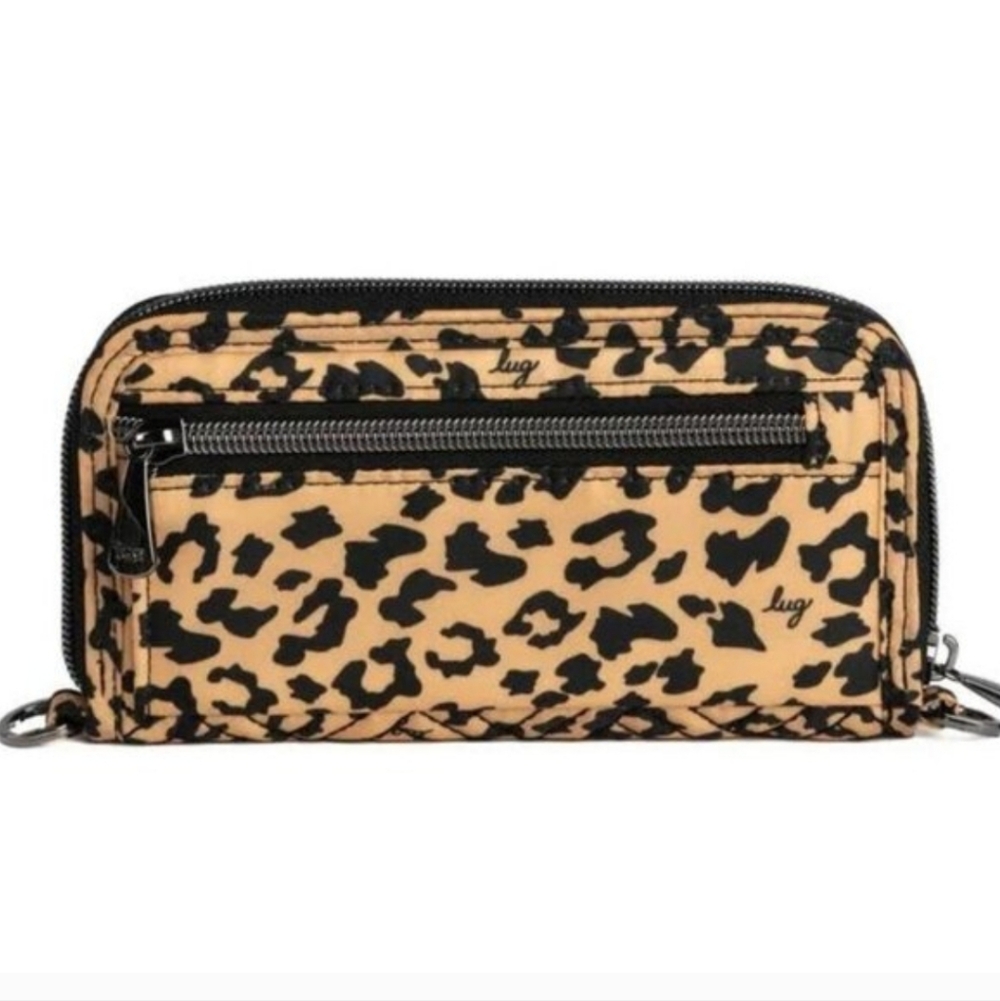 Lug Spotted Leopard Whirly RFID Wristlet Wallet - Picture 4 of 7